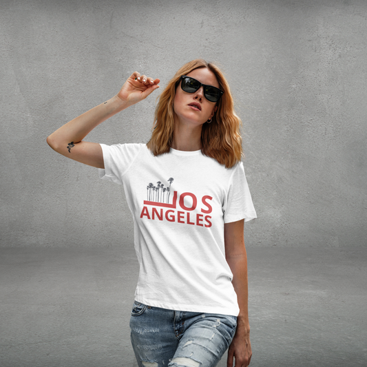 Damen T-Shirt im Los Angeles Stil | Trendy & Bequem